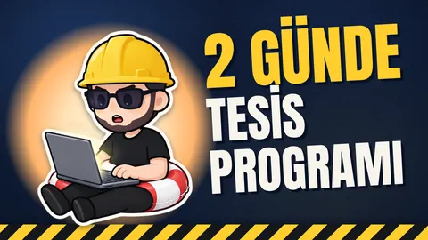 Video kapağı: 2 günde tesis programı. Can simidinin içinde dizüstü bilgisayarla oturan maskot.